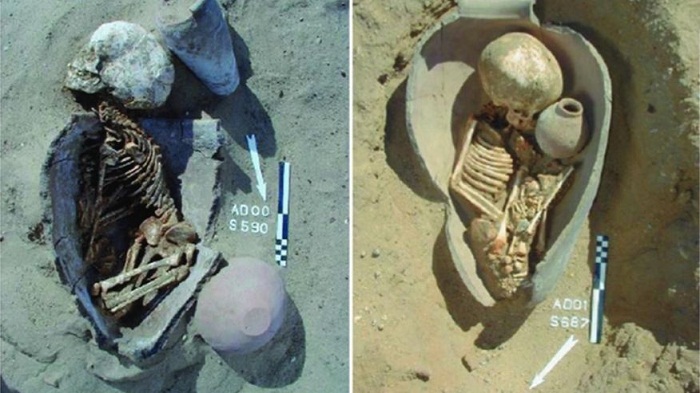 Were Egyptian `pot burials` a symbol of rebirth? 